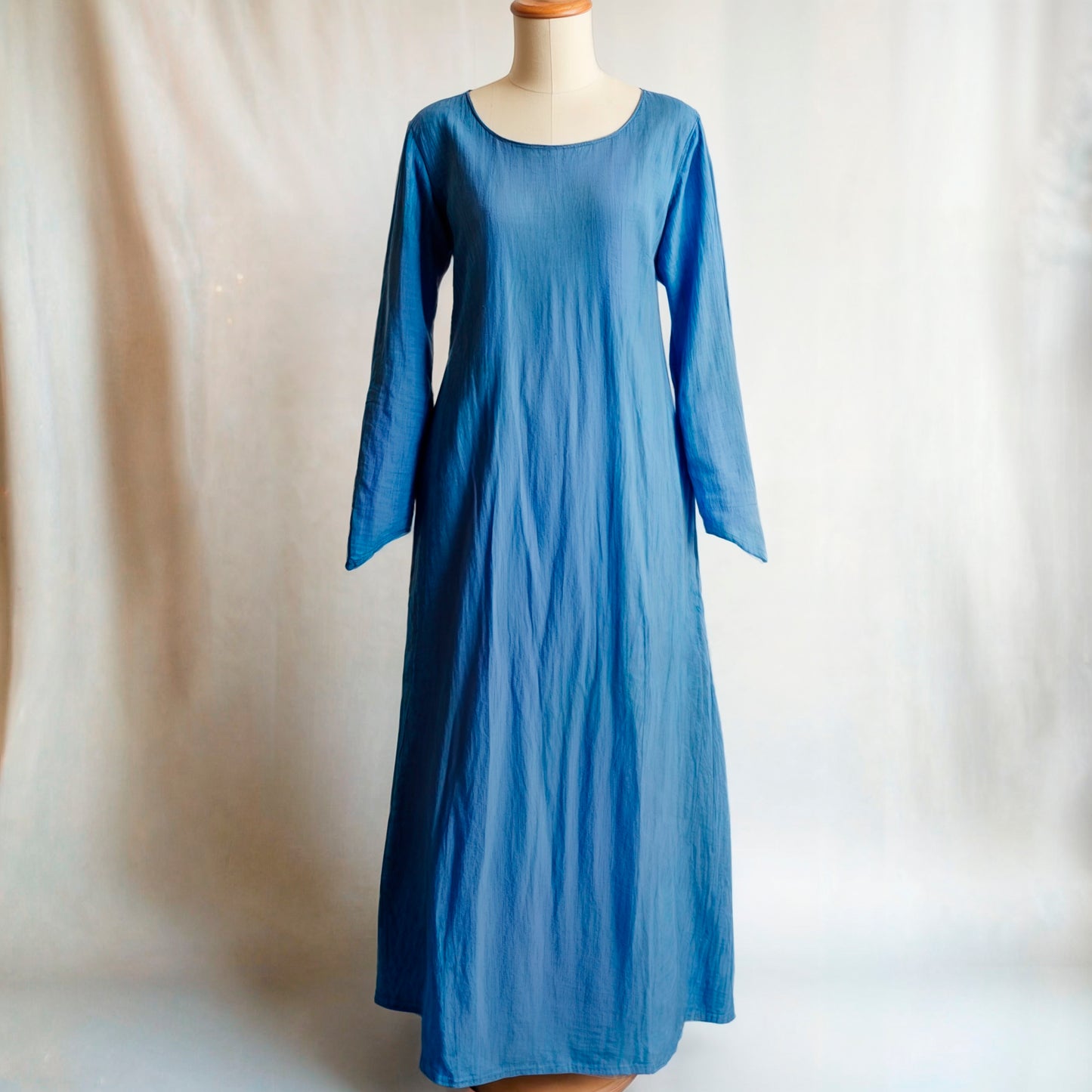 Simple Linen Medieval Dress, Viking Knight LARP Costume, Ranger Rustic Gown, Renfaire Plus Size Underdress