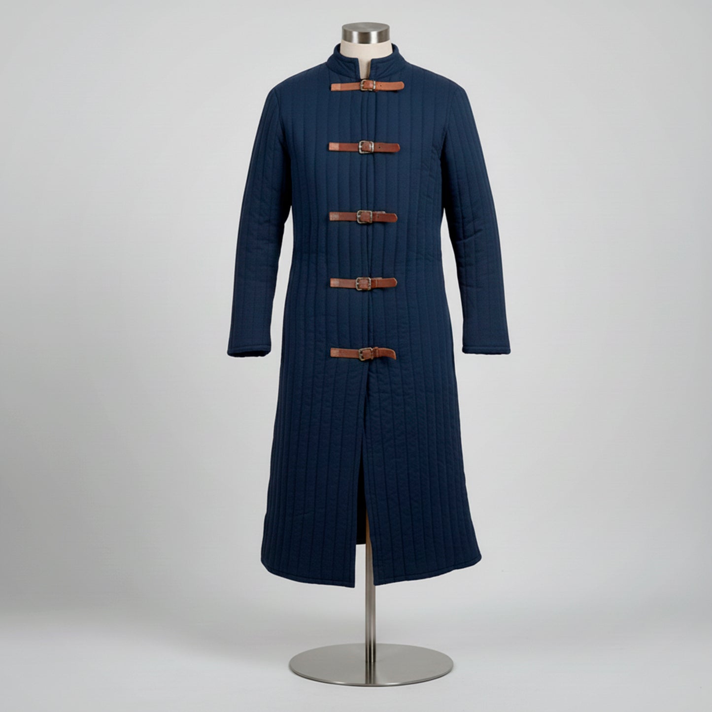 Medieval Knight Gambeson Aketon, Renaissance Fair Quilted Coat for SCA LARP Viking Warrior Cosplay Costume, Mens Padded Armor Jacket