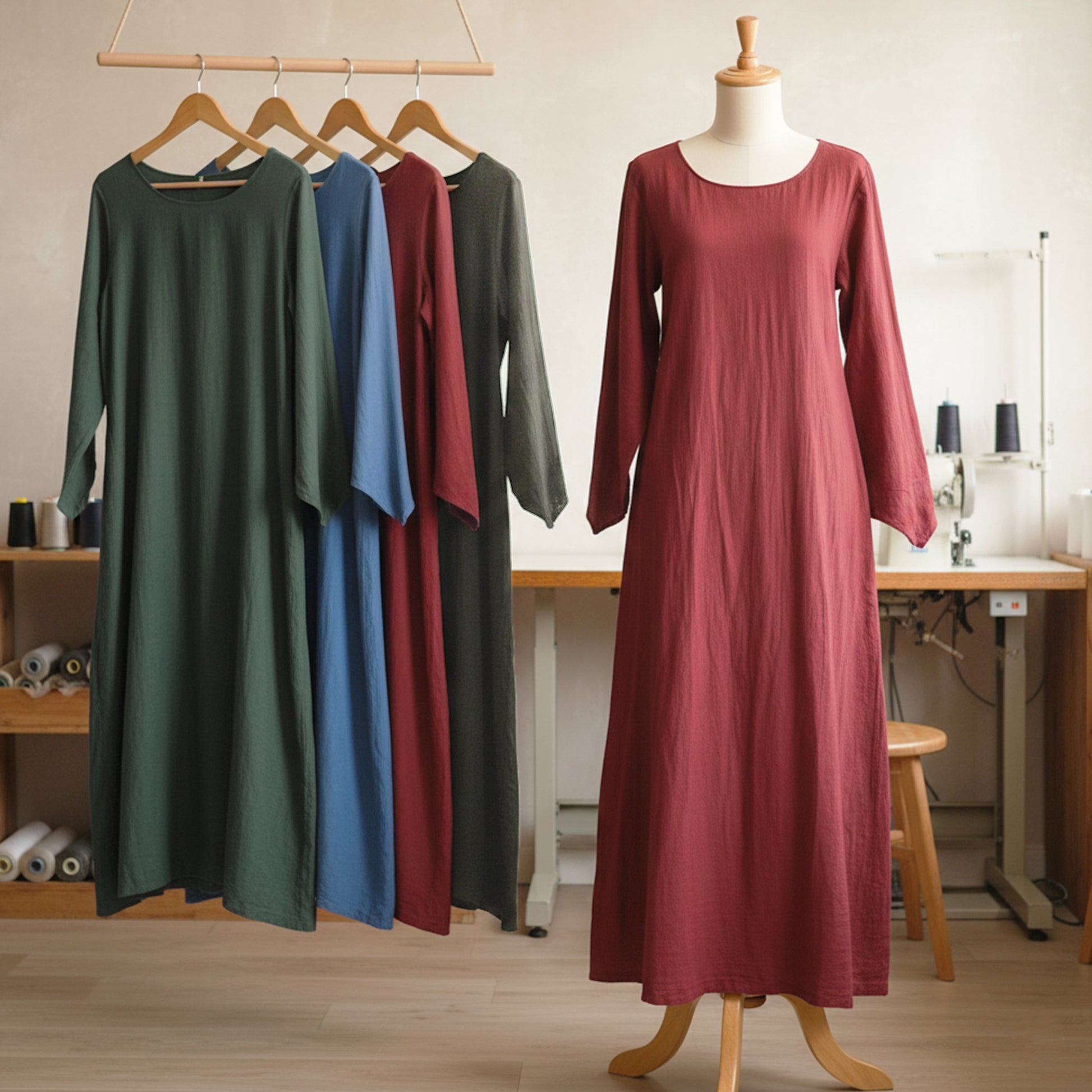 Medieval Viking Women Dresses 