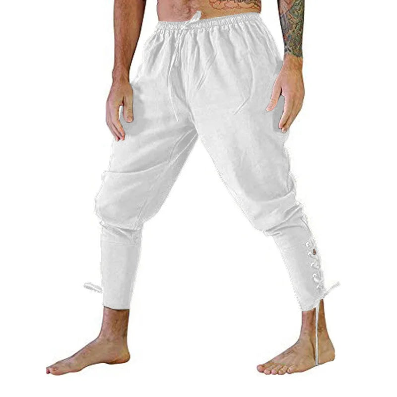 Medieval Men Trousers for Pirate or Viking LARP Cosplay Costume